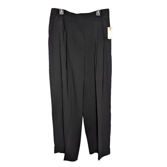 NWT Good American Wide Leg Bonded Trousers Size 14 - Picture 1 of 6